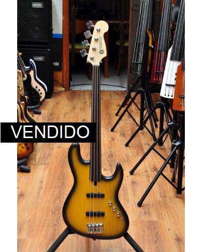 Maruszczyk Elwood 4p Fretless 32 Sunburst